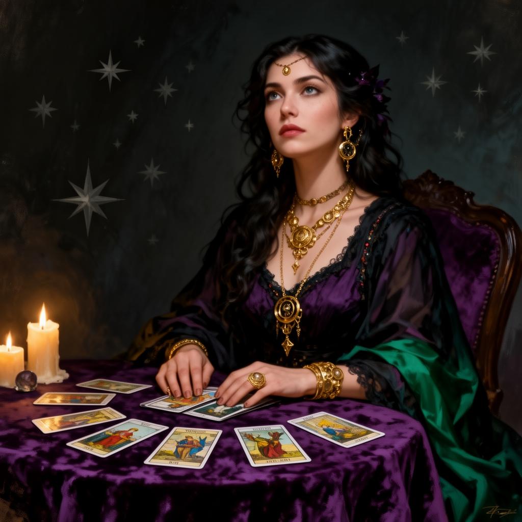 Portrait of Arcana, the Tarot Master