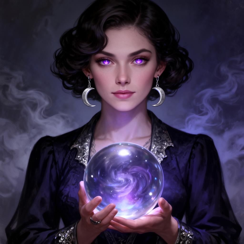 Portrait of Esme, the Psychic Clairvoyant