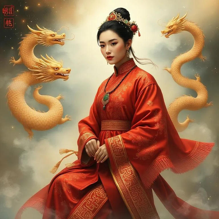 Portrait of Jin, the Chinese Astrology Master
