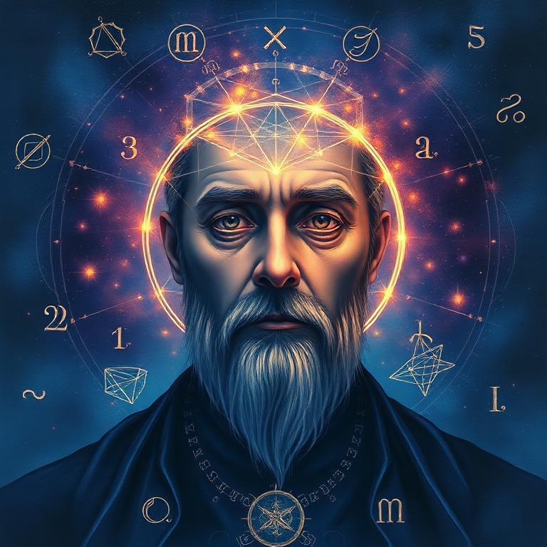 Portrait of Numa, the Numerology Oracle