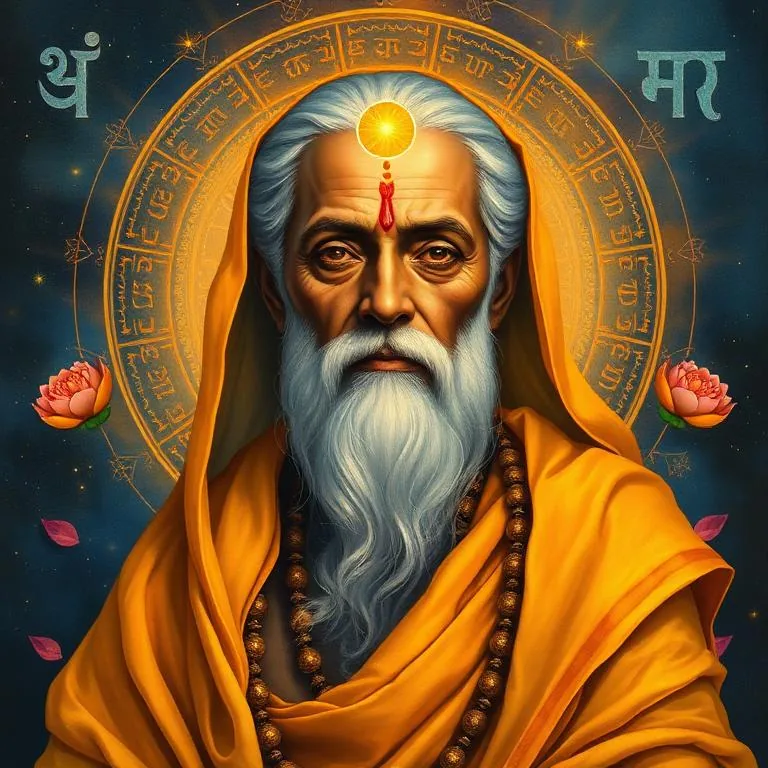Portrait of Veda, the Vedic Jyotishi